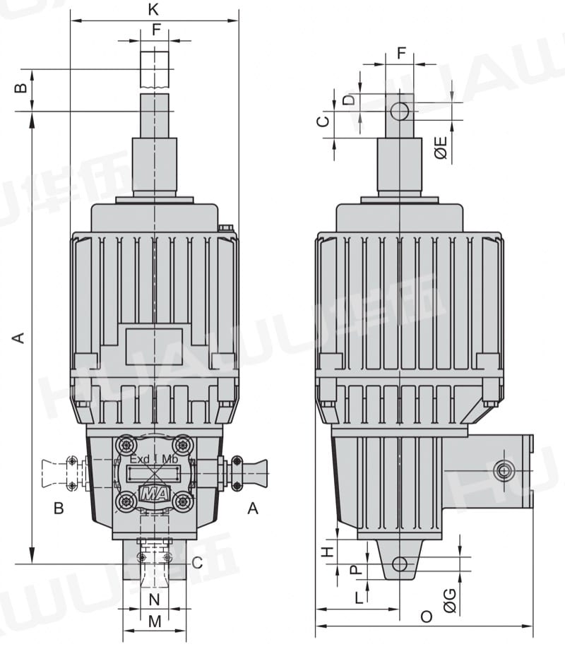 Explosion-Proof Thrusters Ed/BEd Ex