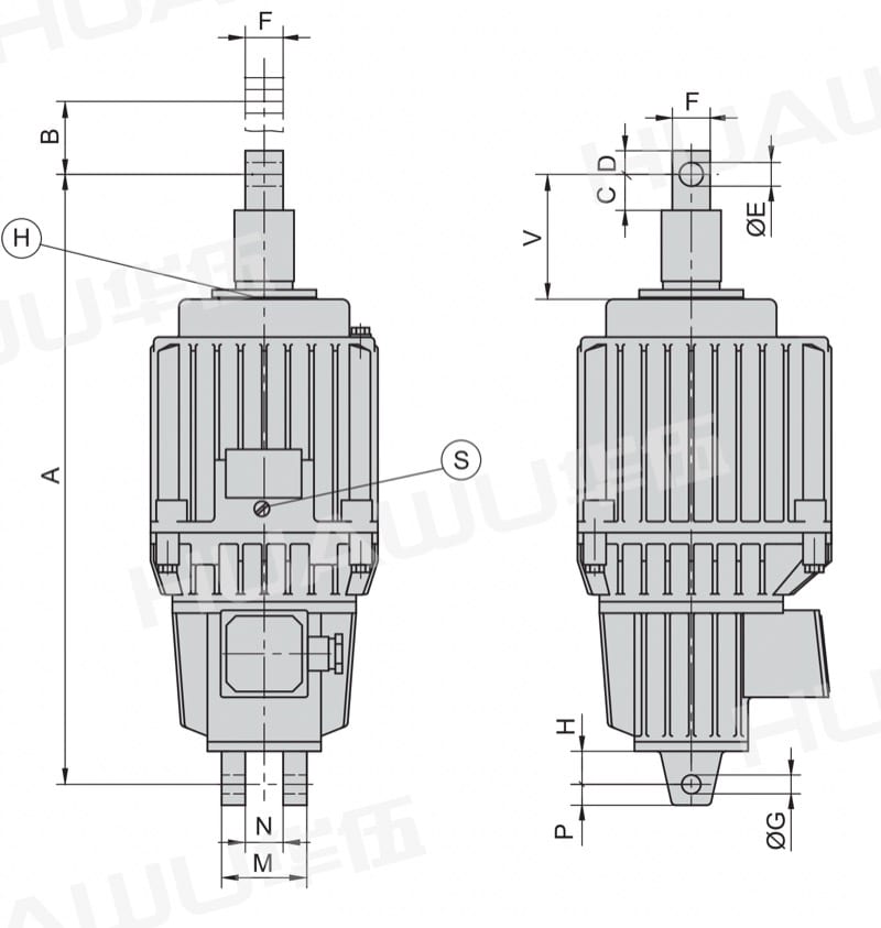 Electro-hydraulic Thrusters Ed/YTD/MYT2