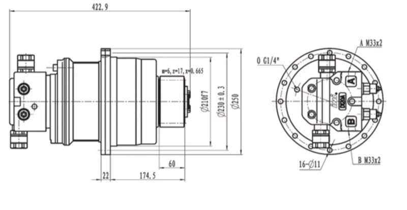 Caterpillar Travel Motors IGT