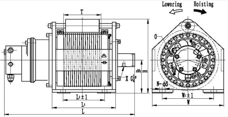 Free Fall Winches IYJ-L