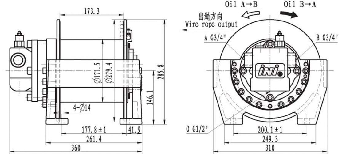 Compact Hydraulic Winches IYJ-N