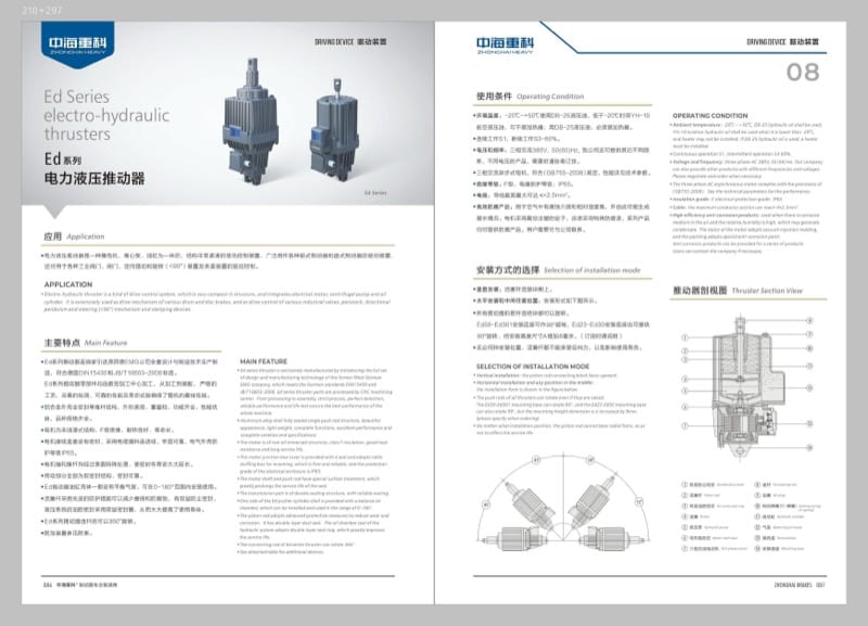 Electro-Hydraulic Thrusters Ed